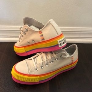 Converse Lift Ox Platform Pride Sneakers Trainers
